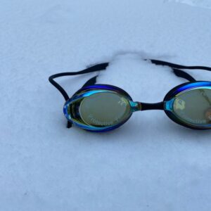 Plavecké brýle BornToSwim® Freedom Mirror - Černá