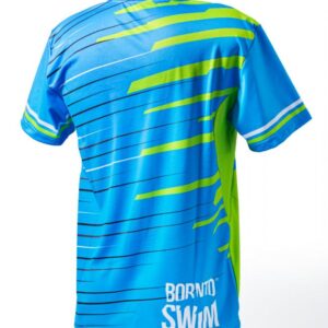 Pánské tričko BornToSwim® CoolMax - Modro/zelená